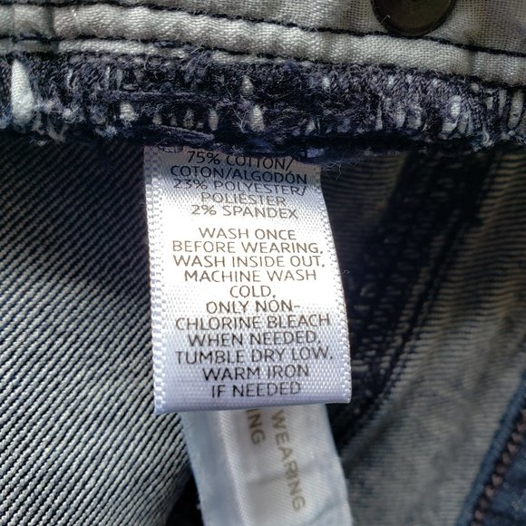 ANN TAYLOR LOFT Dark Wash Modern Straight Jeans 27/4 - Picture 5 of 5